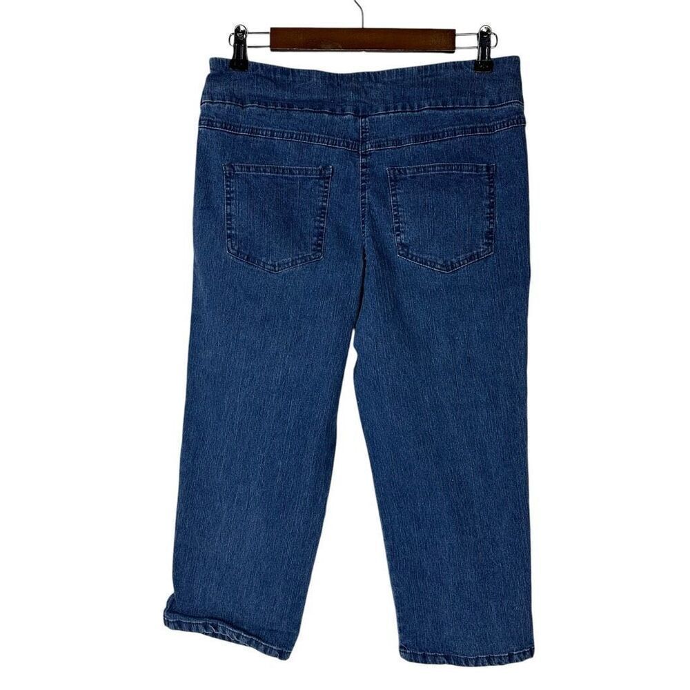 Ruby Rd. Denim Crop size 6 Back Pockets - Picture 2 of 5